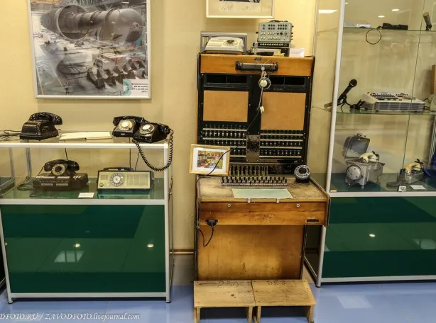 Telephone switchboard 1976. It was these manual switches that helped telephone operators to provide operational communication throughout the plant.